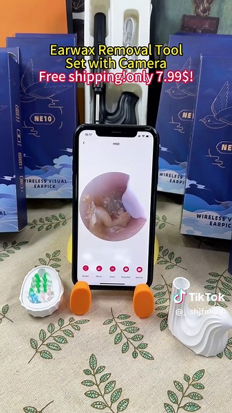 Effective Ear Wax Removal Tool with Camera