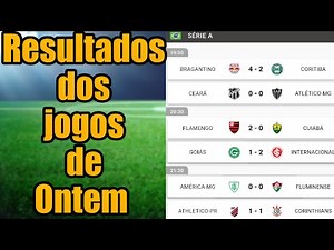 RESULTADOS DOS JOGOS DE ONTEM - BRASILEIRÃO SÉRIE A 2022 - BRASILEIRÃO FEMININO 2022 - ARGENTINO