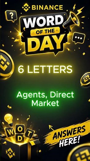 🚀 Binance Word Of The Day (WOTD) Answers Today - Binance AIAgent 🚀