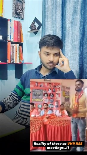 Harshit Yadav on Instagram: "🚨 Breaking India Logic 101 🚨 In an RSS gathering, a man proudly announces — “We’ll give jobs to those who convert Muslim women to Hinduism.” 🤯👏 Bas soch lo, employment scheme bhi ab dharm ke base pe mil raha hai! 💼➡️🛕 Forget skills, degrees, or hard work — all you need now is hate as a qualification. 🎓❌💣 This is not “nation building,” this is narrative building — jahan rozgaar ke naam pe politics ki factory chal rahi hai. 🏭🔥 Unemployment itni badh gayi hai 