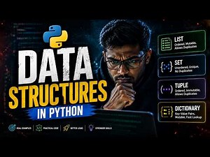 Python Data Structures Explained: Lists, Tuples, Sets & Dictionaries for Beginners
