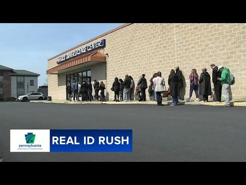 People line up outside PennDOT centers to get Real ID before May deadline