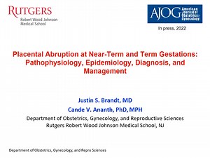 2K views · 64 reactions | AJOG Presents: Placental abruption at...