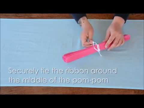 Tutorial To Assemble Pom Poms Decoration Ball Tissue Paper Flower By The Party Shop BD