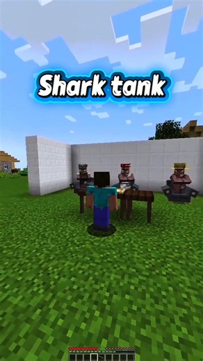 The Most Dangerous Pitch on Shark Tank Minecraft! 🦈⛏️ #minecraft #sharktank #steve