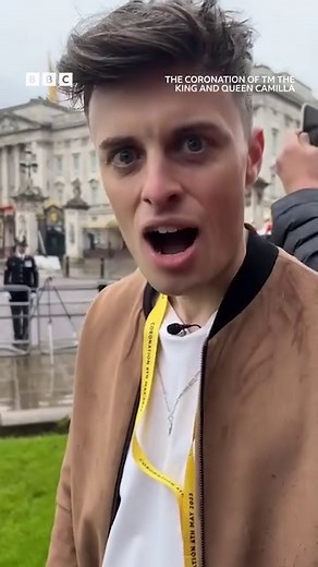 Ultimate celeb spotting with Joe Tasker 👀 #CoronationOnTheBBC #Coronation #KingCharlesIII #RoyalFamily #iPlayer | BBC