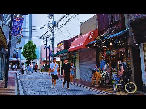Yokosuka Japan Walking Tour | Dobuita Street, The Honch | 4K