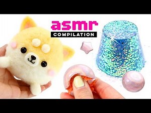 Satisfying ASMR - Needlefelting, Clay Cracking, Jelly Cutting! Relaxing Viral DIYs