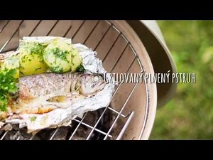 Grilovaný pstruh plnený rozmarínom
