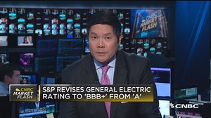 S&P revises GE from A to BBB+