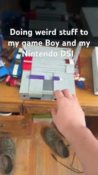 Doing weird stuff with my game boy color, Nintendo, DSIXL and super Nintendo entertainment system ￼