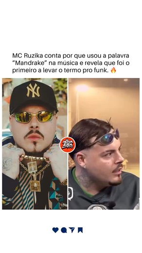 MC Ruzika was the first to bring the term "Mandrake" to funk music #viralvideo