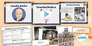 Art: European Art: Drawing Broken Buildings LKS2 Lesson Pack 1