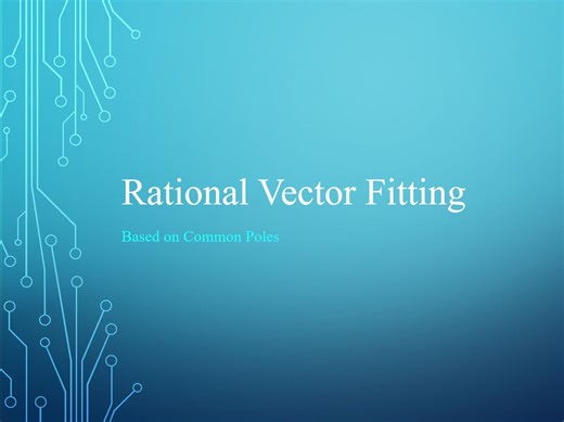 Rational Vector Fitting Based on Common Poles