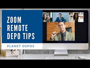 Tips for a Zoom Remote Deposition | Planet Depos Shorts