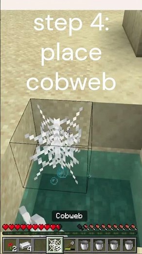 how to make working quick sand in minecraft! #shorts