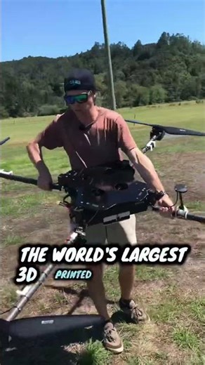 LETS FLY THIS GIANT 3D PRINTED DRONE: out now on channel 🛫 #drone #fly #fpvdrone #3dprinted