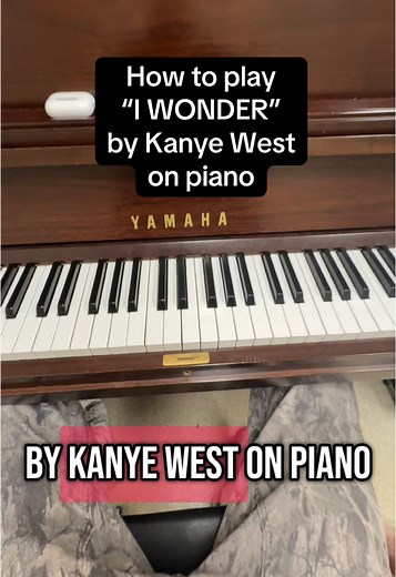 I Wonder Piano Tutorial - Kanye West