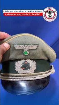 Amazing Spanish Blue Division Officer Hat of Captain Pedro Merry Gordon