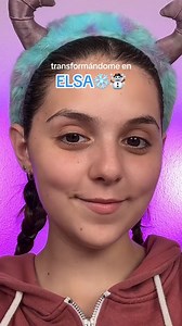 Hace mucho que no hacía una princesa de Disney❄️✨ En mi video anterior pueden encontrar a Elsa con su vestido morado #elsa #maquillaje #disney | FlexiShop
