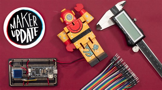This week on Maker Update: building your own submarine drone, Qualcomm buys Arduino, an animatronic virtual pet, a Clap Trap that claps back, and a mirror with a message. Maker Project Lab #arduino #drones #ESP32 View on YouTube --> https://bit.ly/4nJzHgn | DigiKey