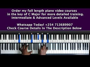 Glory to God In The Highest - Key C Piano Lesson(Instructor-Emmanuel)