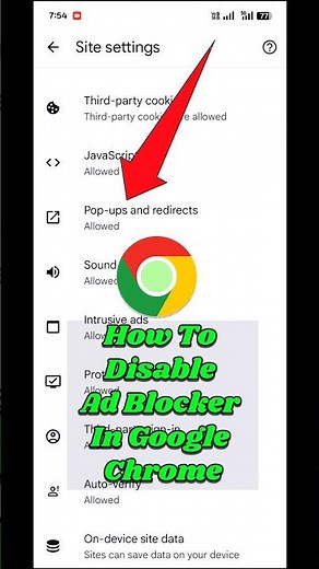 How To Disable Ad Blocker In Google Chrome For Android 2026 |Chrome me ad blocker kaise off Karen ||