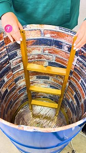 21K views · 44 reactions | Transform a barrel into an endless table illusion! . . . (For entertainment purposes only. Consult professionals if guidance on activities is presented. No brand affiliation is implied if any are shown. If inspired by true events, creative adaptations may be included. Content may include public footage.) | Tips & Tricks | Facebook