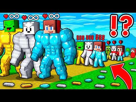 JJ and Mikey vs Carrie : Mine Life Cycle Battle - Maizen in Minecraft ! (Maizen)
