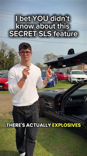 Did you know this interesting fact about the Mercedes SLS? #mercedesmeconnect #sls #mercedes #cars