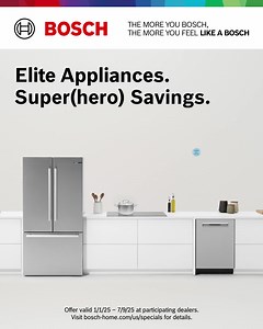 495K views · 15 reactions | Get rebates up to $4000. Holy 4K! Pounce on these phenomenal deals #LikeABosch Shop our website to learn more. *Offer valid 1/1/25 – 7/9/25 | Bosch Home | Facebook