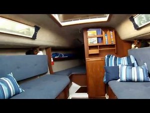 Hunter 23 cabin interior - First video with GoPro HD