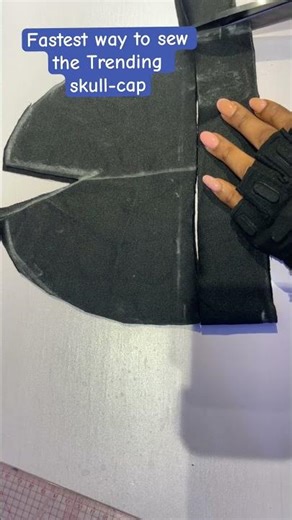 Fastest diy skullcap diy order on TikTok @blvck_studio #skullcap #sewing #diy #shorts #youtubeshorts