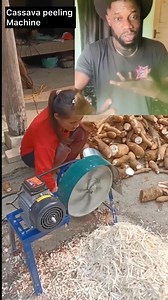 1.7M views · 6.4K reactions | Every farmer need this mini cassava peeling machine. #virals #fypシ゚ #viralreels | Lord of entertainment | Facebook