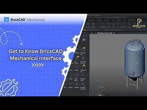 BricsCAD Mechanical : 001 - Get to Know BricsCAD #mechanical Interface. #CAD #mechanicalengineering