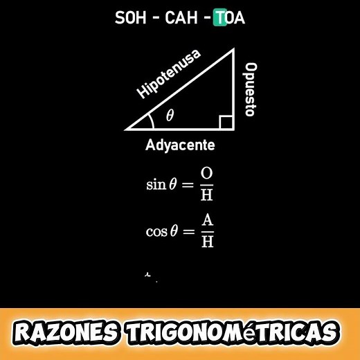 Una manera muy interesante e ingeniosa de aprenderte las razones trigonometricas fundamentales.