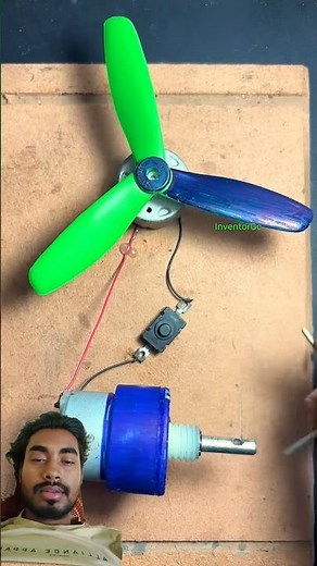 How to Run 3-Wing Propeller with Drone Motor using Gear Motor
