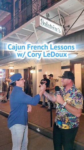 #Cajun & #French lessons w/ Cory LeDoux #NightsOnBourbon #StreetInterview #BourbonStreet | Trae Ray