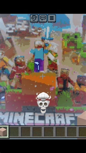 Minecraft logo Pixels-Art #shorts #minecraftlogo 🪓 ⚒️ #pixelart #gaming #build