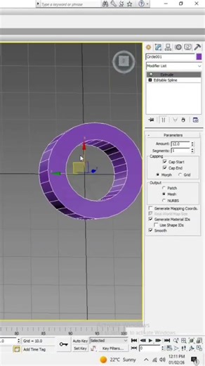 Merge shapes tutorial #tutorial #viral #3dmax