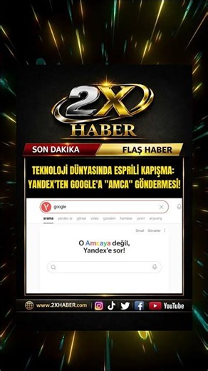 YANDEX' TEN Google ARAMASI: