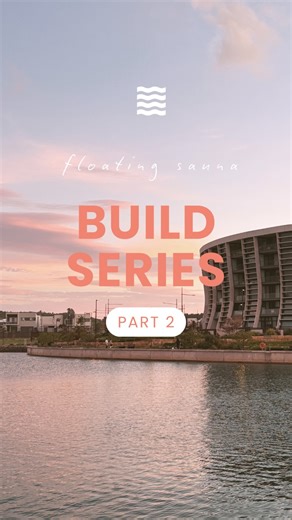 Those Floating Saunas on Instagram: "Here is part 2 of our floating sauna build series so let’s get straight into in! In part 1 our lovely pontoon was delivered- and once it was in position we could finally commence the build !! The boys got stuck straight into it, mapping out the balustrade and our mate Clay from Hortle electrical came down to help us map out the sparkie plans. Of course we have to celebrate the big win of finally having it in the water- so we had some bubbles with friends and