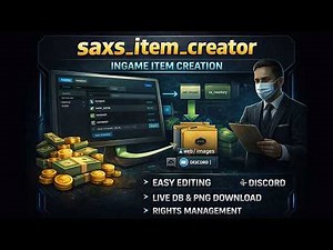 👉 FiveM Item Creator – Erstelle Items mit Bildern direkt Ingame! (ESX)