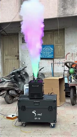 😱DJ Smoke Machine Testing #shorts #svmdj #trending #minivlog #dj #bass #event #light #djviral