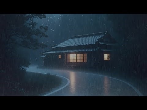 Rainfall on Empty Street 🌧 Relaxing Rain Sounds for Sleeping, Study & Stress Relief