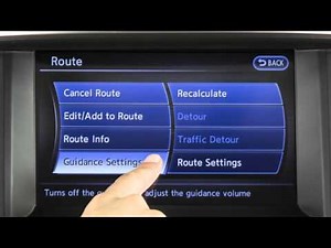 2016 Infiniti QX60 - Voice Guidance (if so equipped)