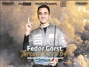 5.7K views · 109 reactions | Reigning Champion Fedor Gorst is two from two and into the last 64 beating Mark Gray 9-6 in his Winners Qualification match #WorldPoolChampionship | Matchroom Pool | Facebook