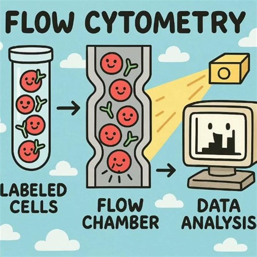 🔬✨ "إيه هو Flow Cytometry 🧬؟
