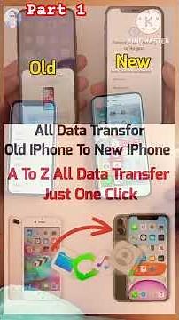 Transfer all your data from Old iPhone to New iPhone without pc or icloud. Part 1