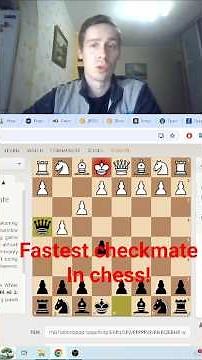 The fastest checkmate in chess - Fool's mate!